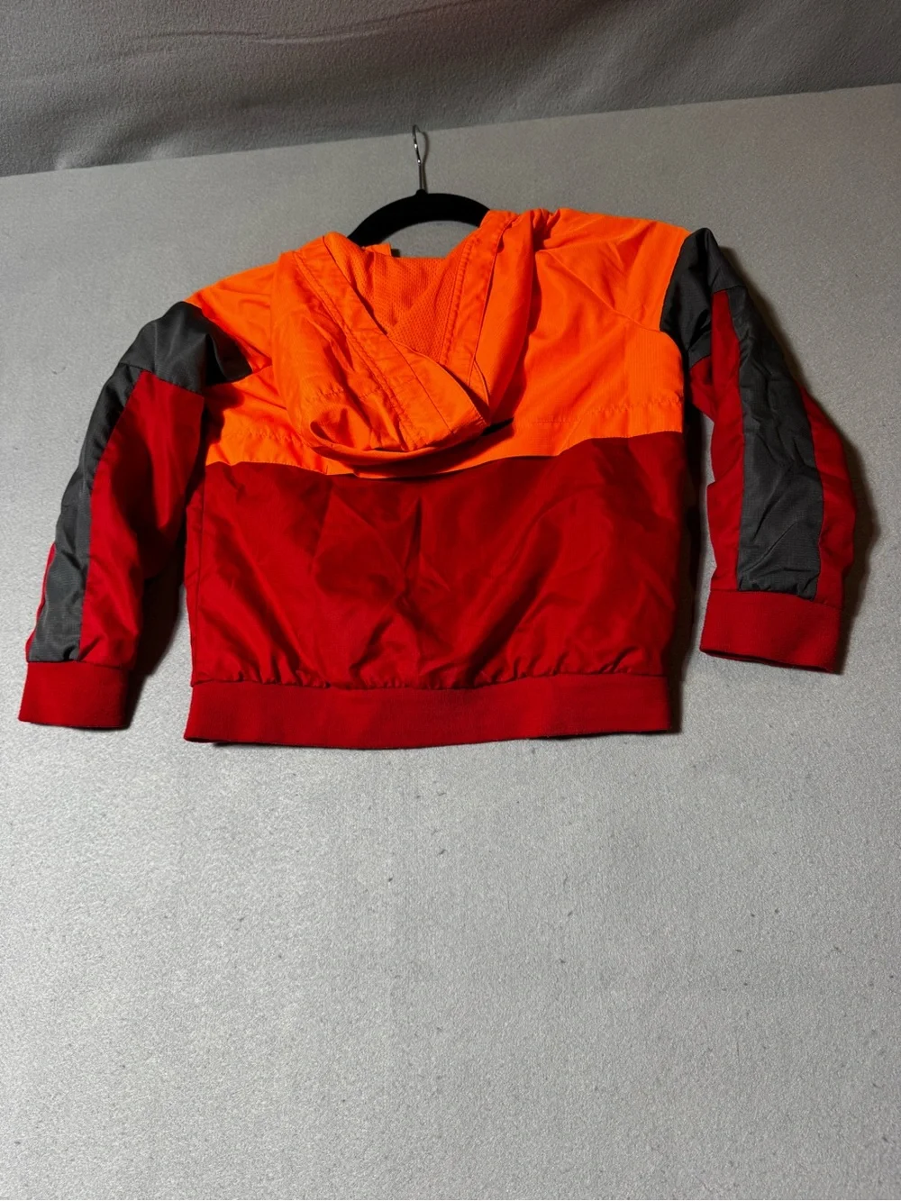 Russell Athletic Red and Orange Hooded Zip Jacket
